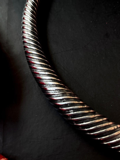 Silver Designer Hasli Choker Necklace
