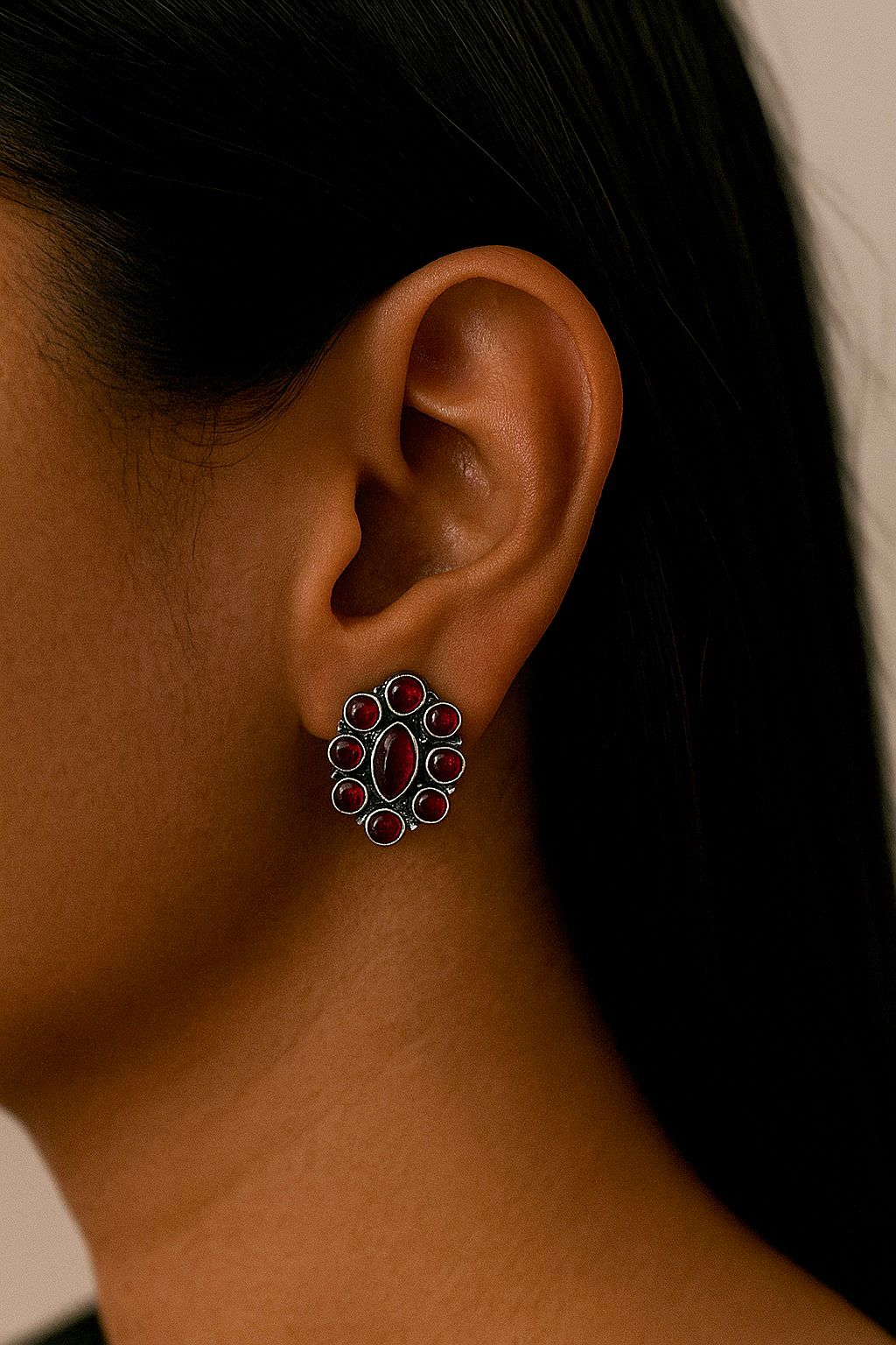 Monalisa Stone Partywear Stud Earring