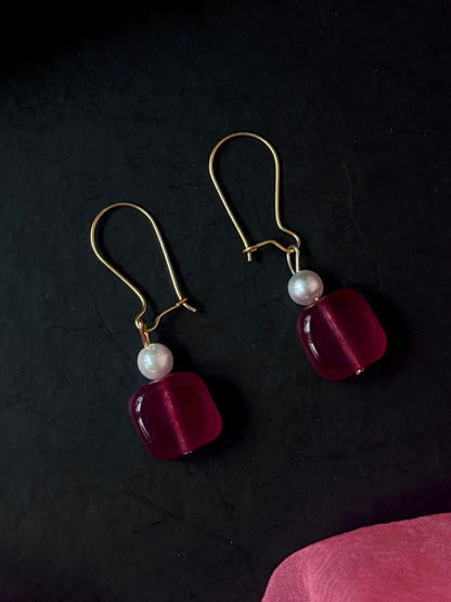 Zade Stone Earring