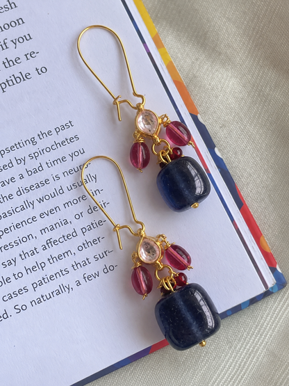 Jade Stone Kundan Earring
