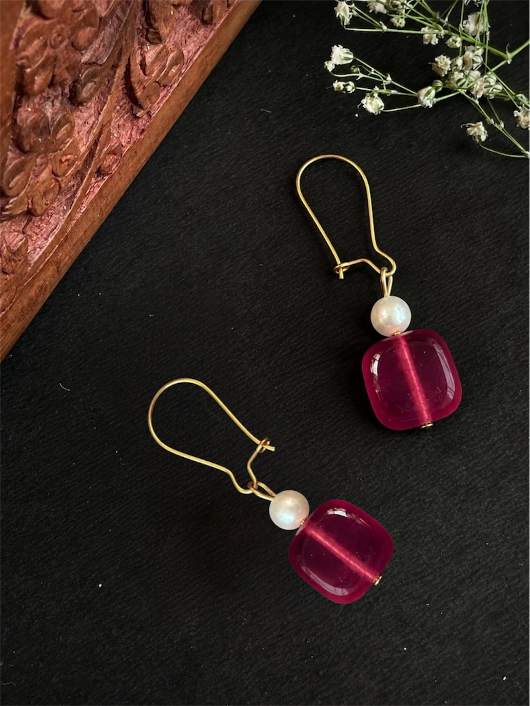 Zade Stone Earring