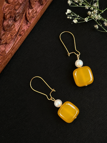 Zade Stone Earring