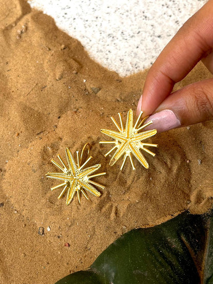 Beach Star Gold Stud Earring