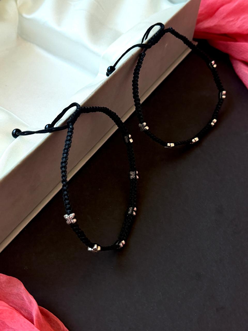 Butterfly Motif Thred Anklet