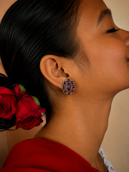 Monalisa Stone Partywear Stud Earring
