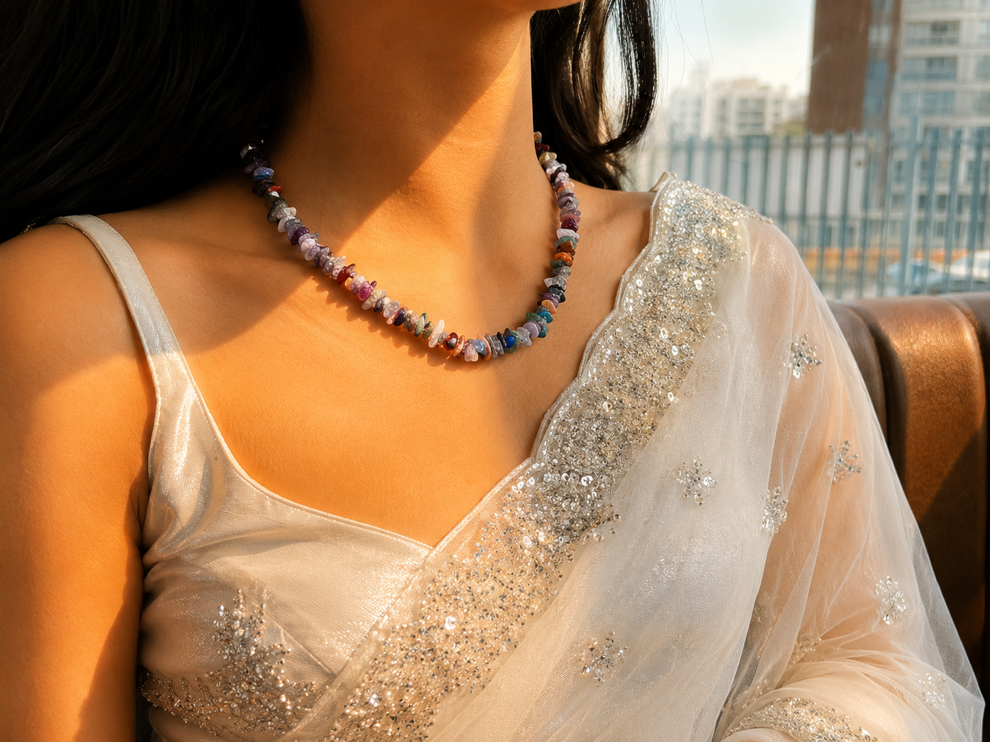 Natural Stone Single Layer Mala