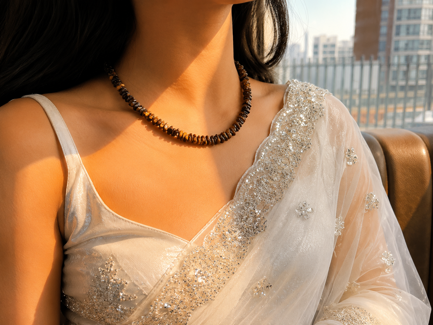Natural Stone Single Layer Mala