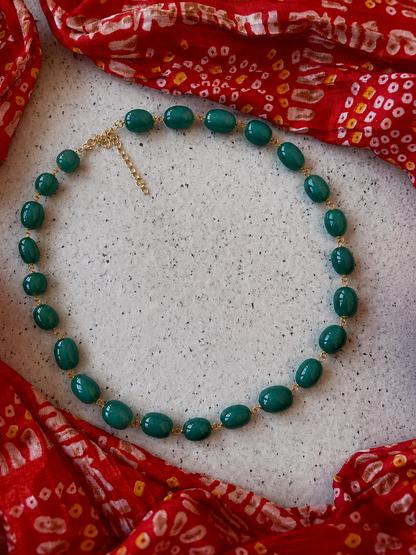Zade Stone Beads Single Layer Mala