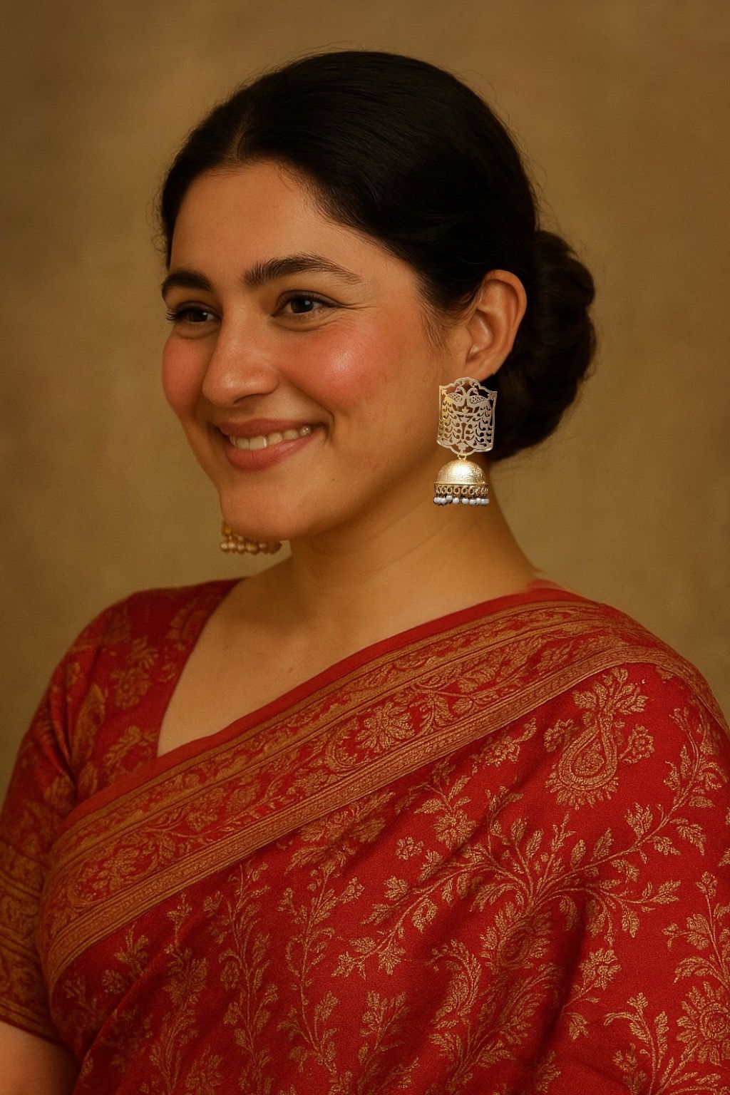 Golden Look Like Earring