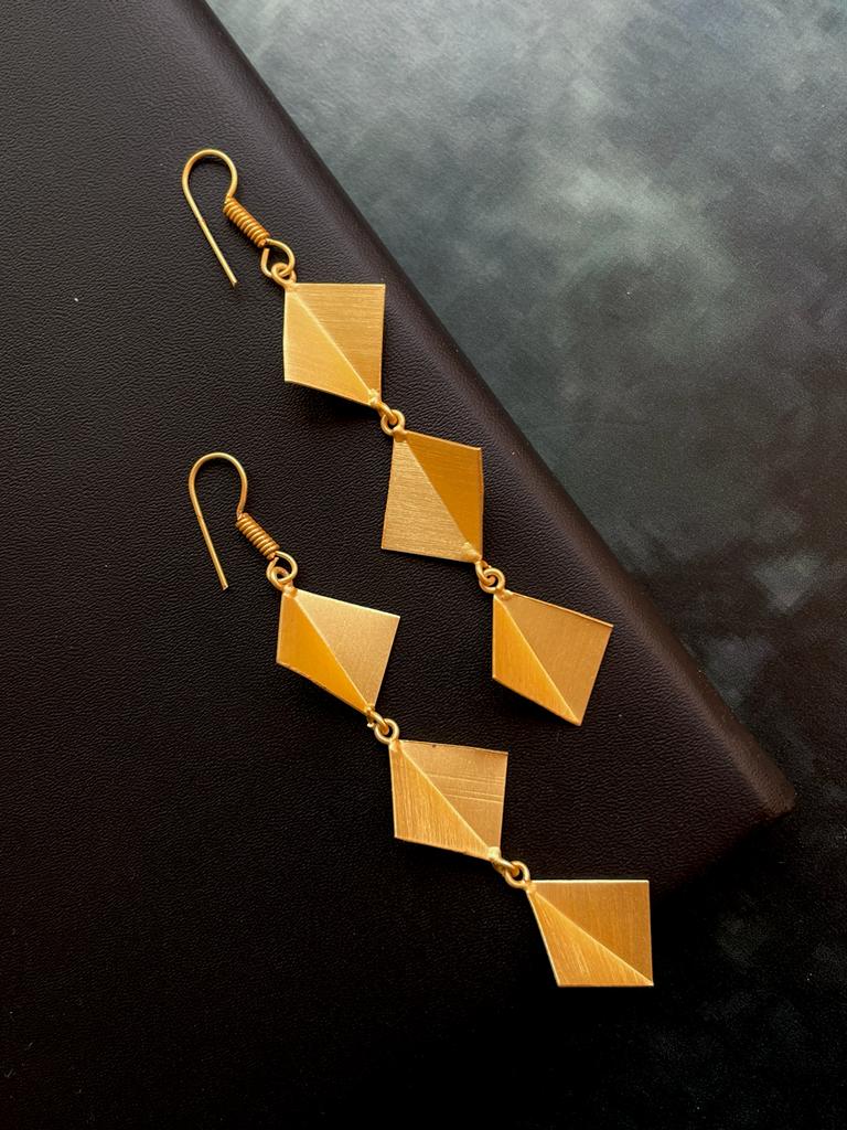 Golden Leaf Trendy Earring