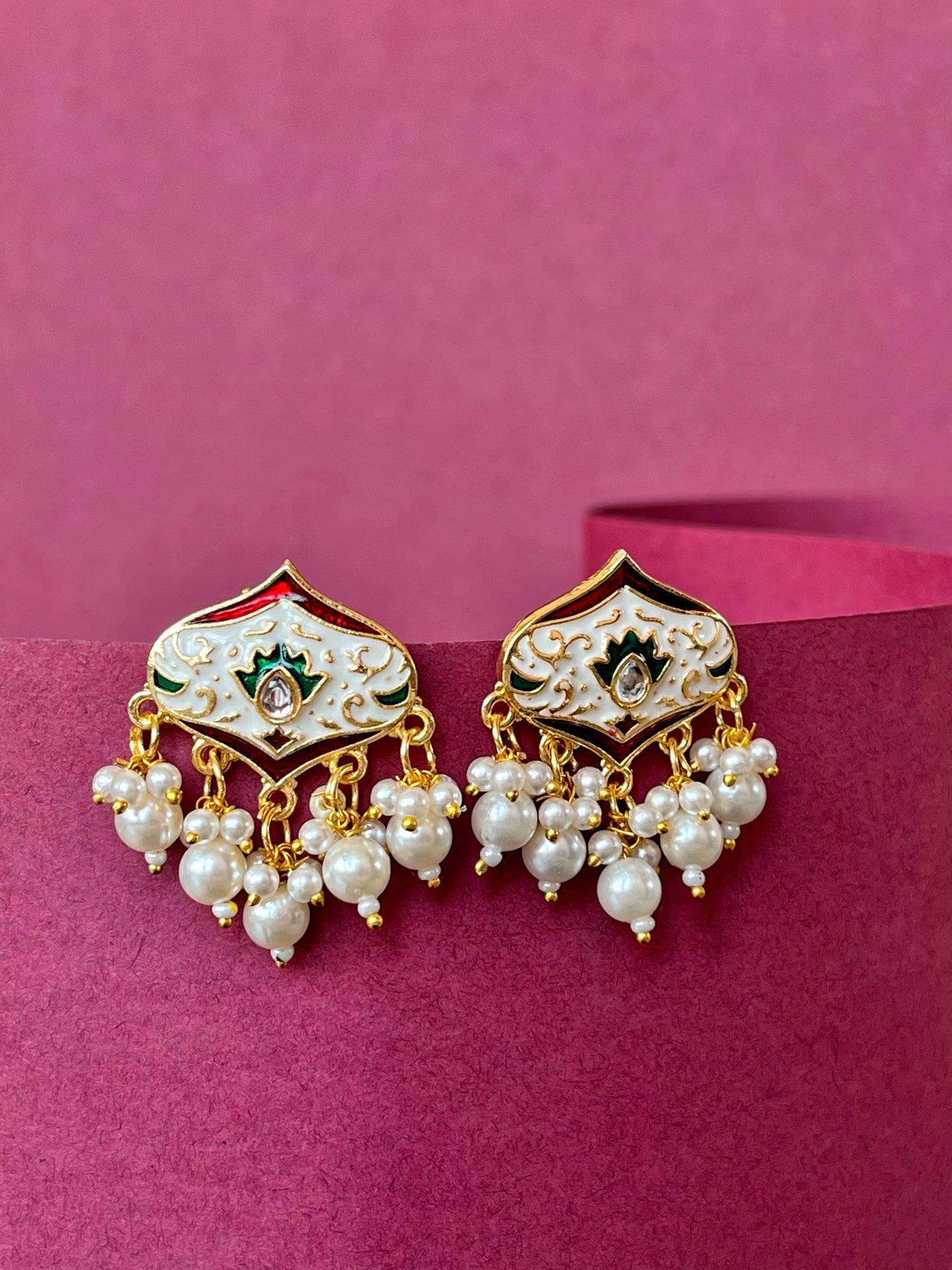 Meenakari Ethnic Stud Earring
