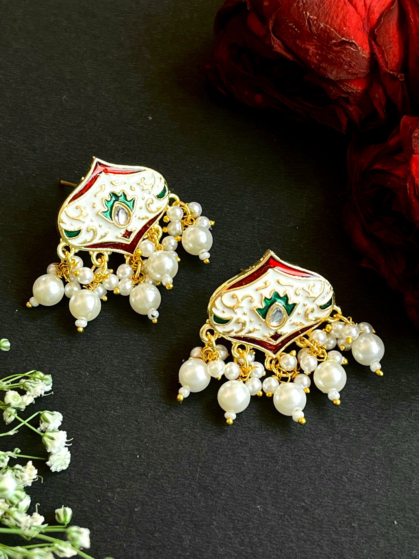 Meenakari Ethnic Stud Earring