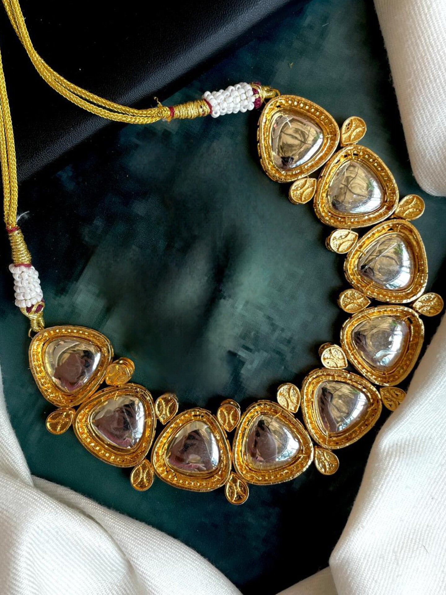 Kundan Heavy Partywear Choker Necklace