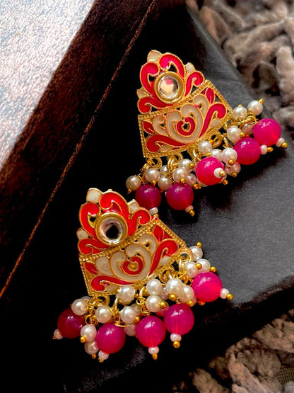 Meenakari Traditional Stud Earring