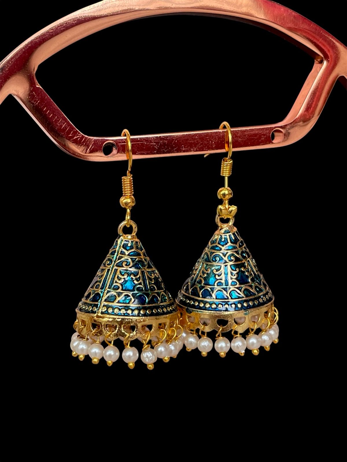 Meenakari Conical Trendy Casual wear Earring