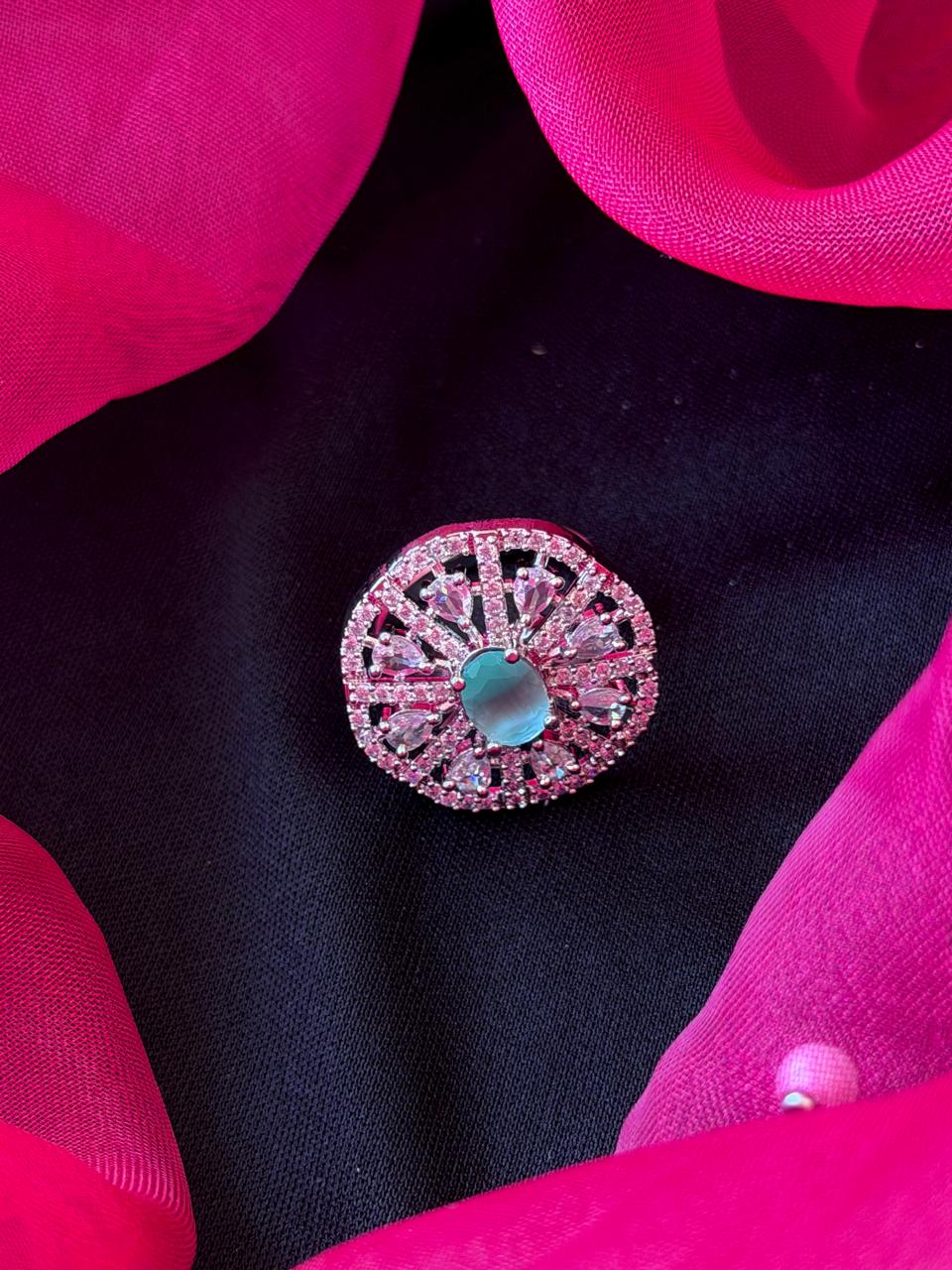 AD Stone Partywear Ring