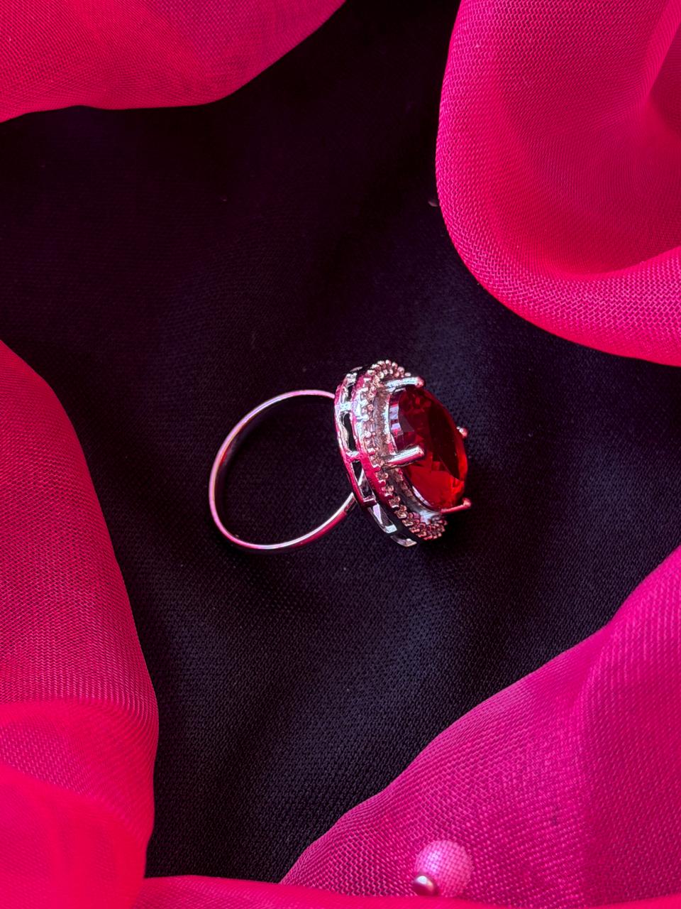 AD Stones Partywear Ring