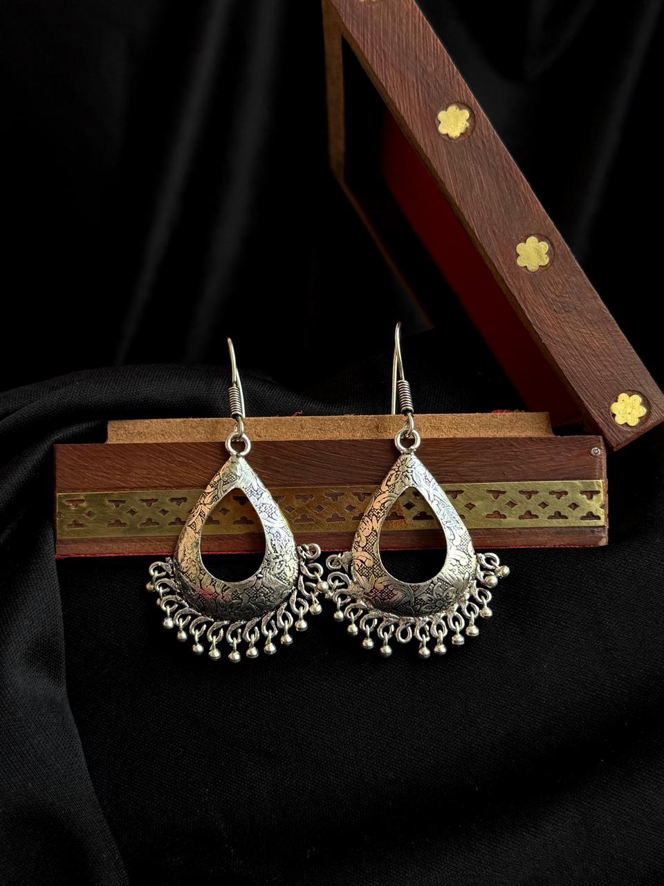 Silver Replica Geometrical Earring