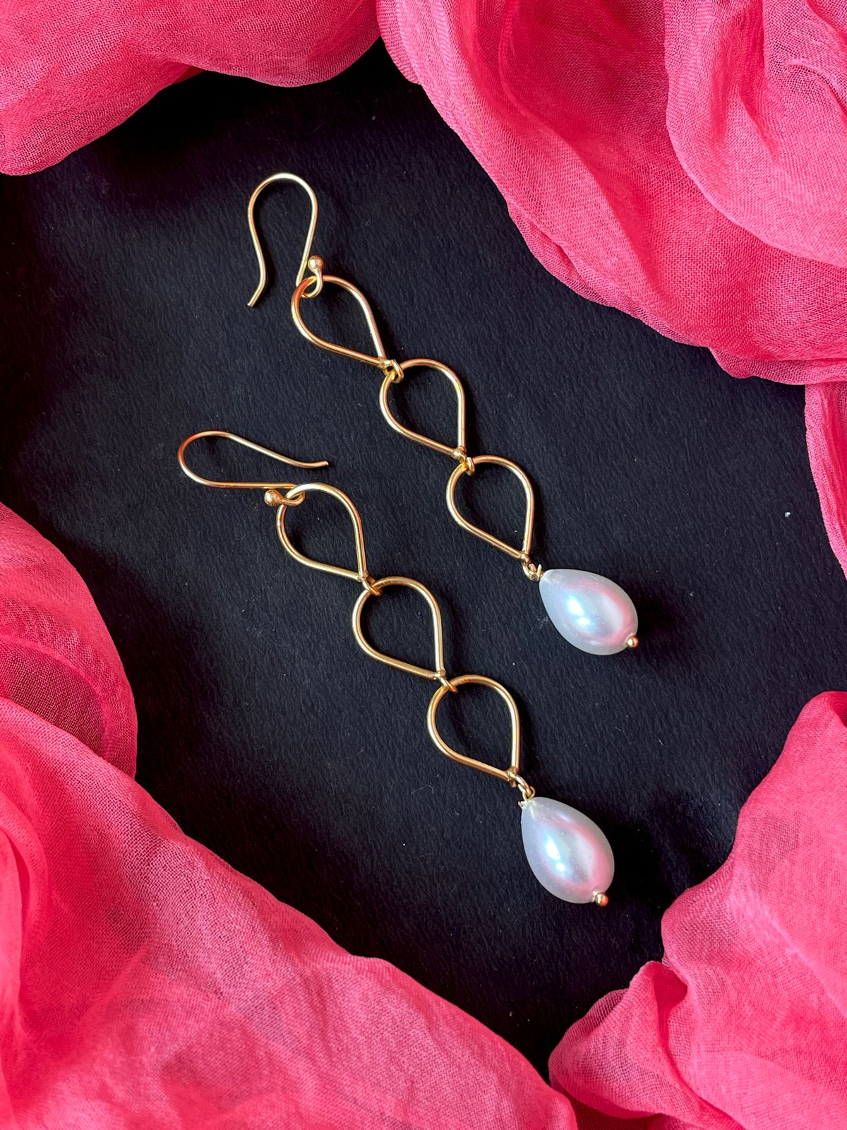 Golden Trendy Long Earring