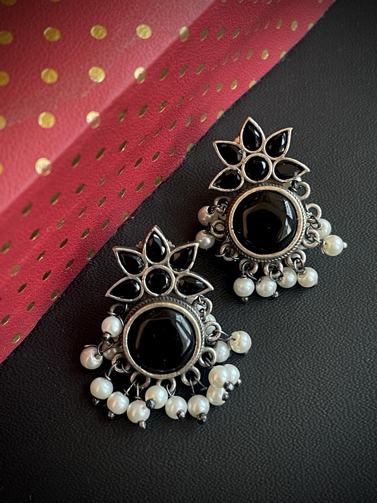 Monalisa Stone Beaded Stud Earring