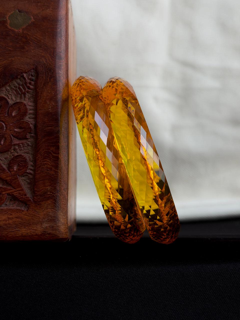 Acrylic Diamond Cut Jelly Kada