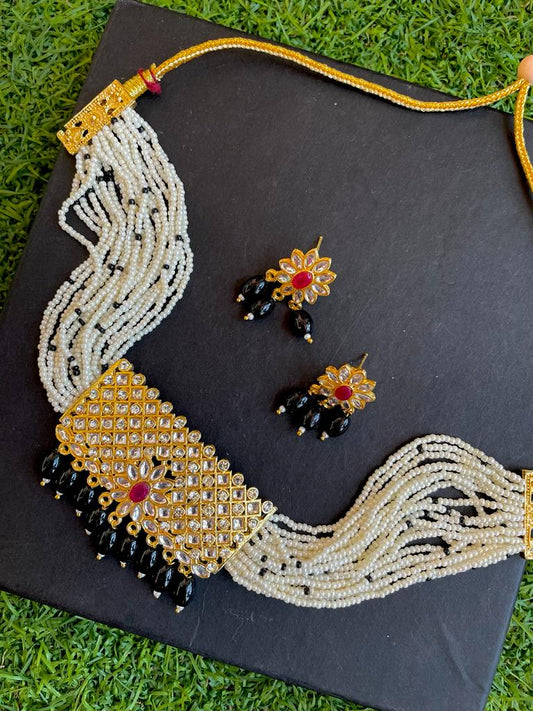 Kundan Choker with Earring set
