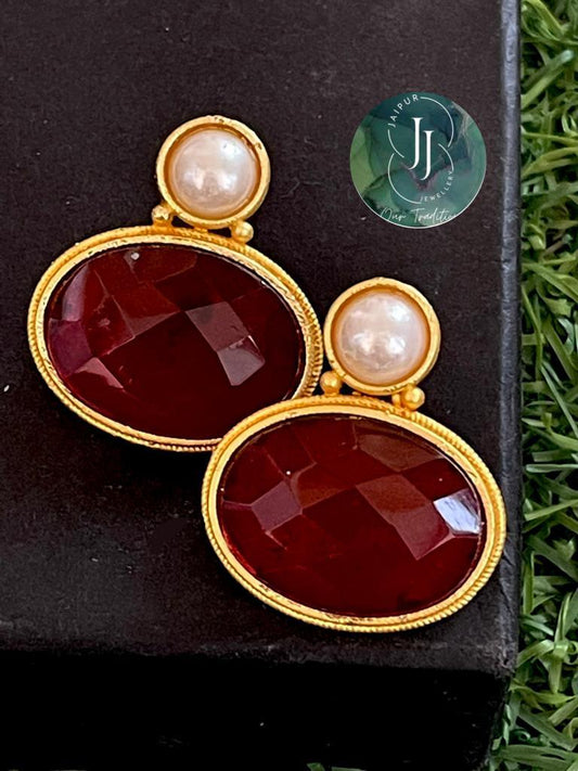 Monalisa Stone Stud Earring