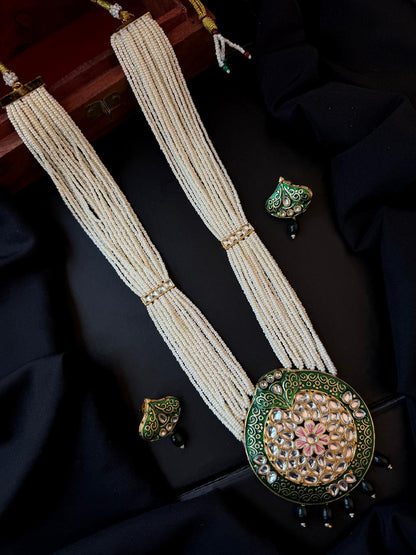 Meenakari Necklace with Earring set