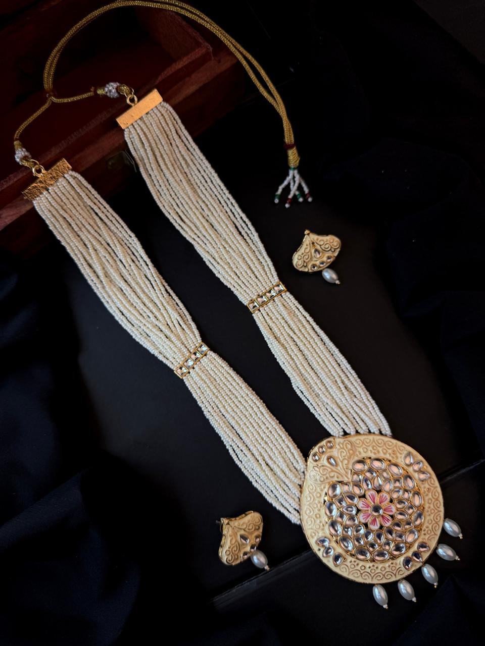 Meenakari Necklace with Earring set