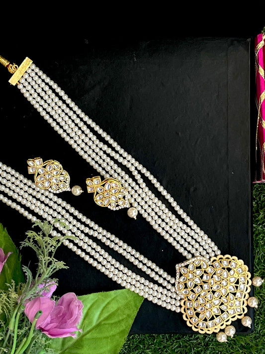 Kundan Necklace with Earring set