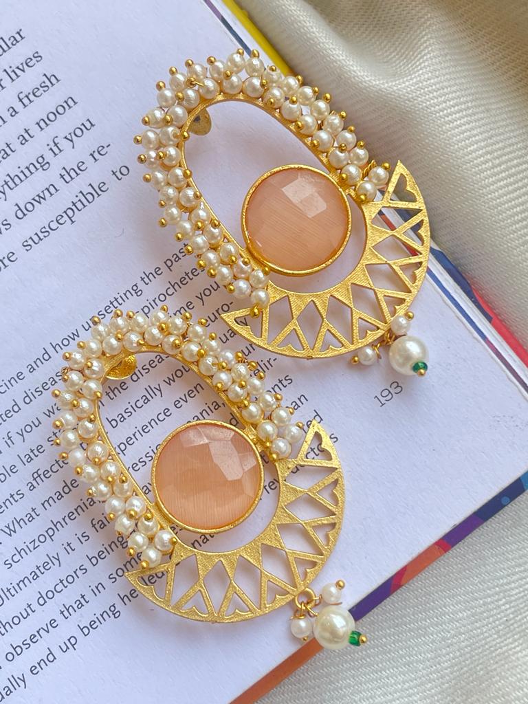 Monalisa Stone Beaded Earring