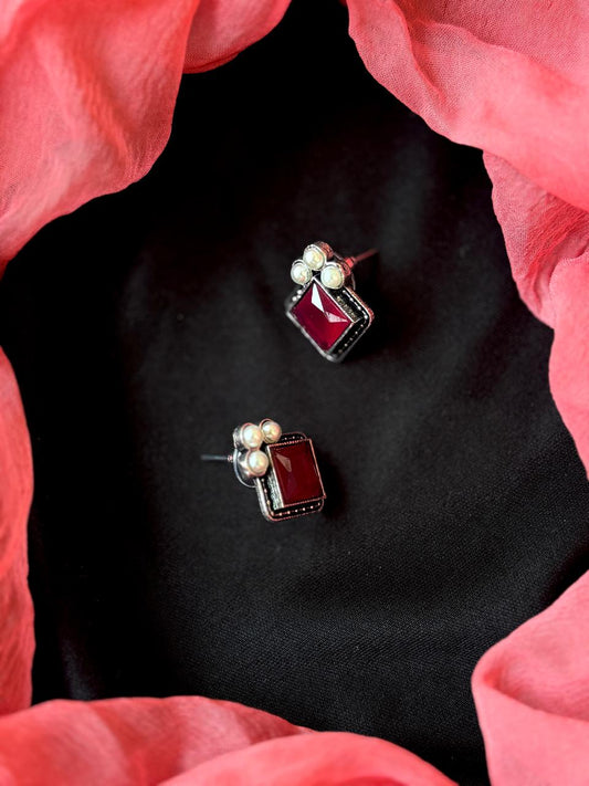 Monalisa Stone Square Stud Earring