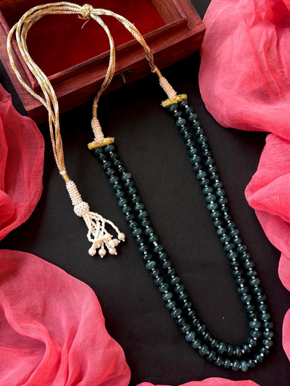 Stone Beads Double Layer Mala