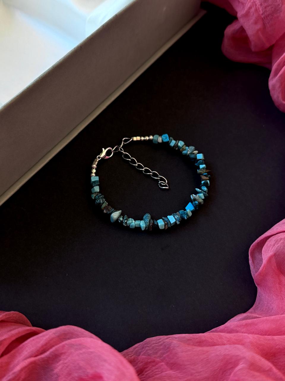 Natural Cut Chips Stone Bracelet