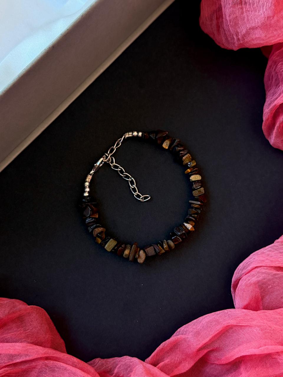 Natural Cut Chips Stone Bracelet