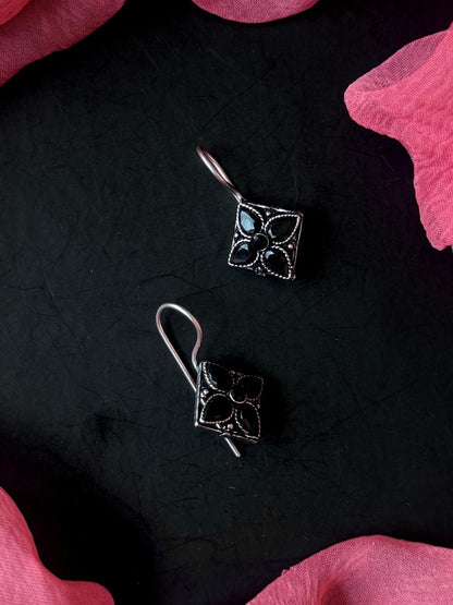 Monalisa Stone Oxidized Casual Wear Earring