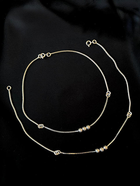 92.5 Silver Light Weight Anklet
