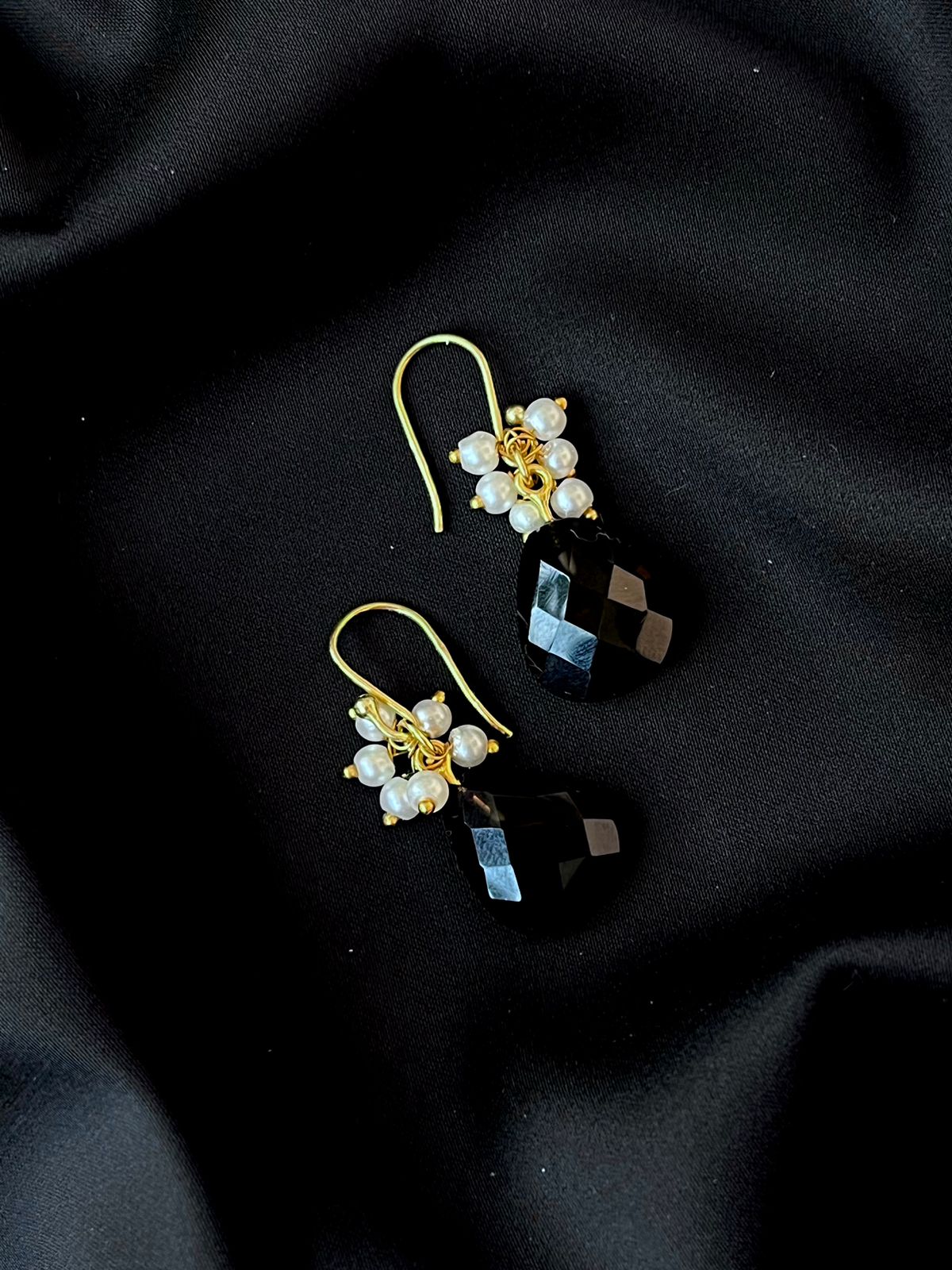 Onex Stone Gold Plated 92.5 Silver Earring