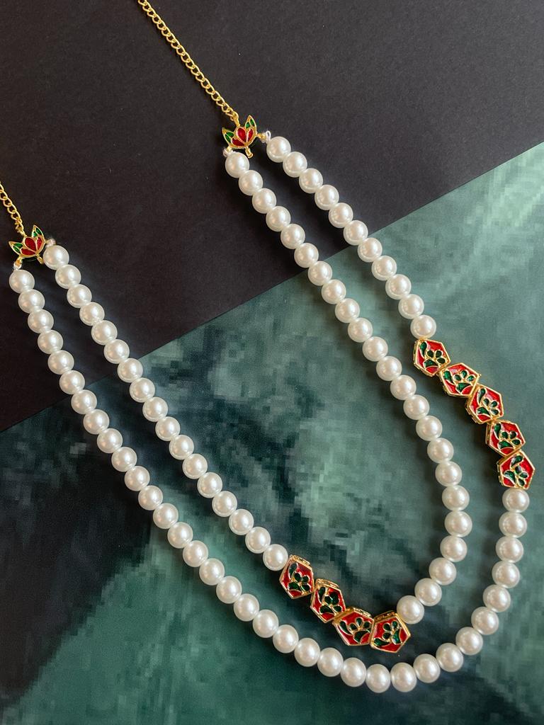 Kundan with Pearl Necklace