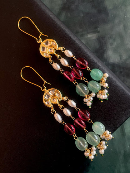 Semi Precious Stones Earring