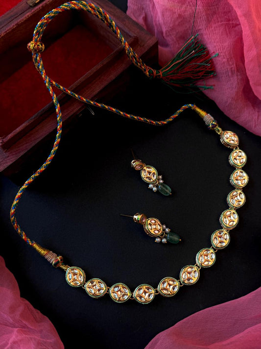 Kundan Choker with Earring set