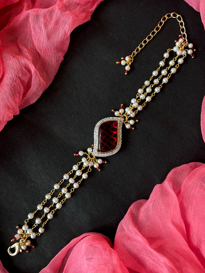 AD with Monalisa Stone Beaded Bracelet