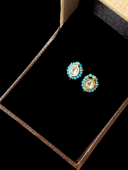 Pachi Kundan with Monalisa Stone Earring