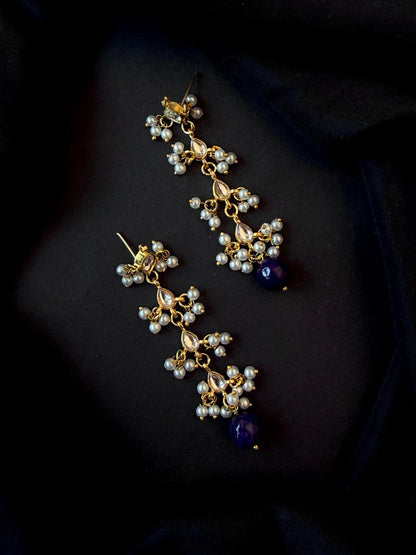 Kundan with Stone Beads Earring