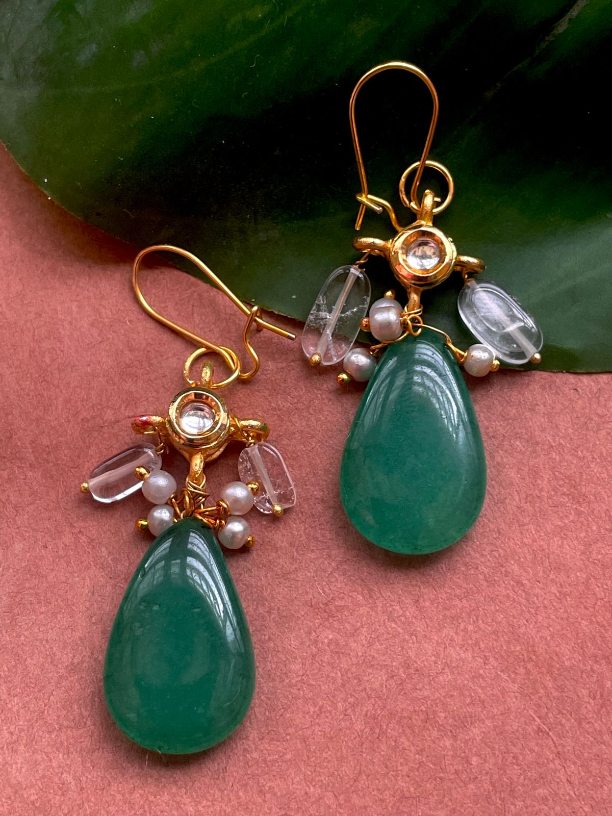 Natural Semi Precious Stone Earring