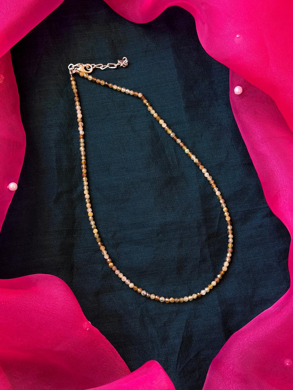 Semi Precious Stones Single Layer Mala