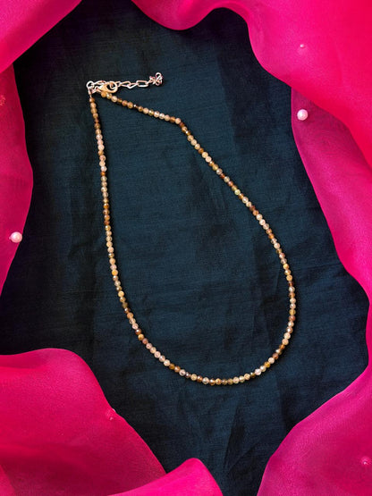 Semi Precious Stones Single Layer Mala