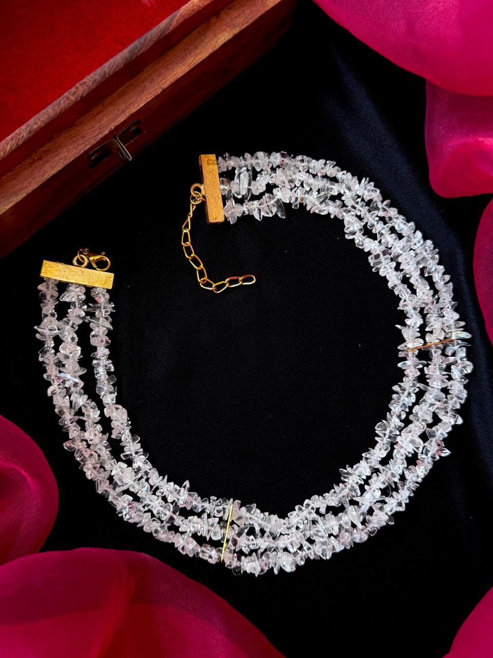 Natural Stone Three Layer Mala