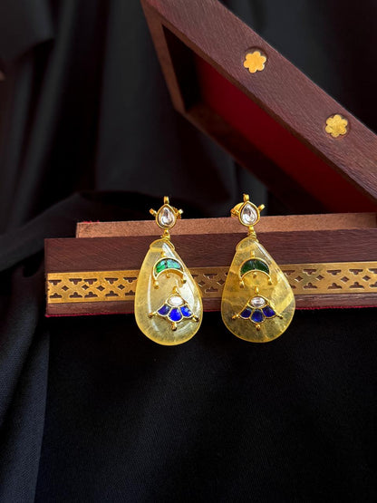 Pachi Kundan Stone Partywear Earring