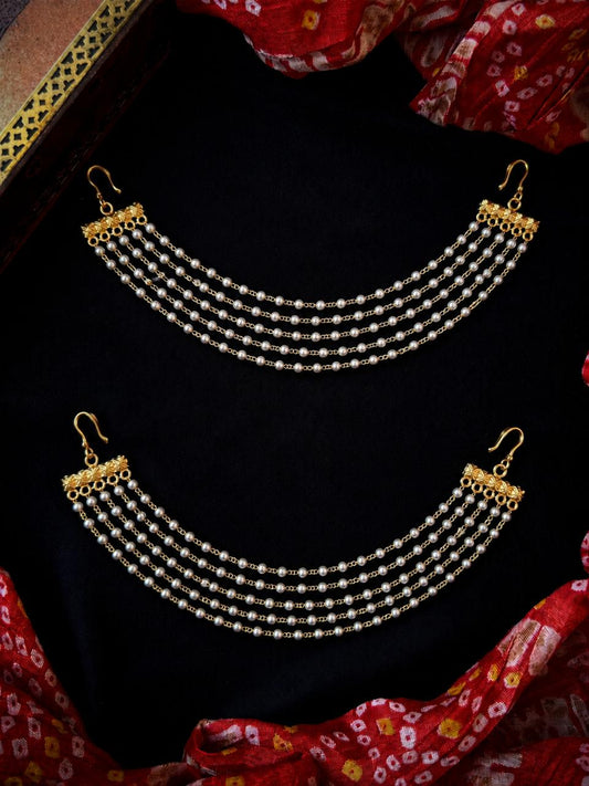 Ethnic Beaded in chain Ear Chain